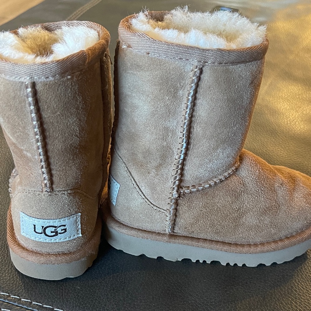 UGG Classic Tan Boots with Sheepskin Lining